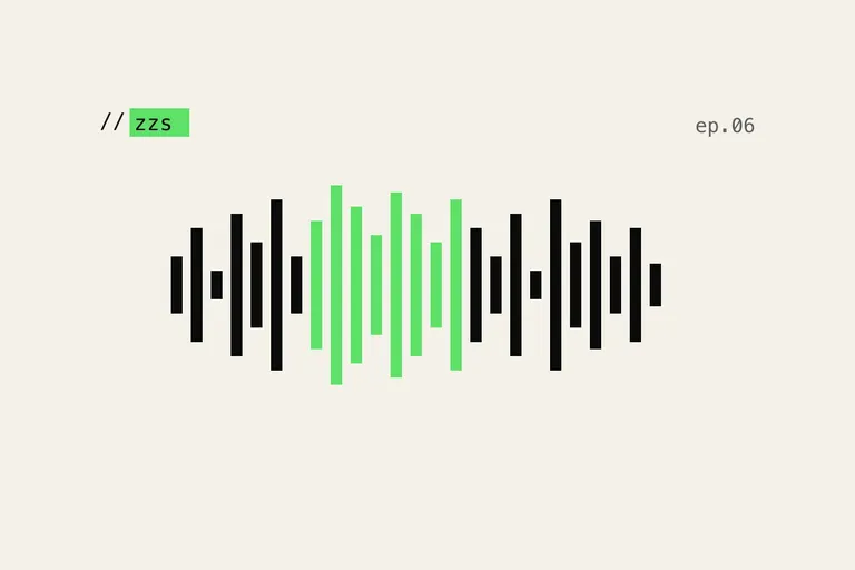 Zwischen zwei Stacks – Folge 6 Cover mit Audio-Waveform